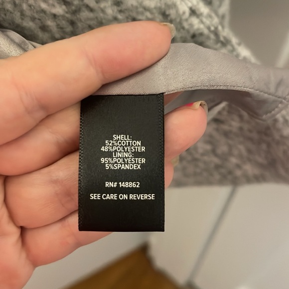 Marbled light grey Torrid button front, wool like coat. Size 4 - Picture 5 of 5